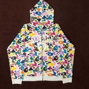 Baby milo Multi color BAPE hoodie